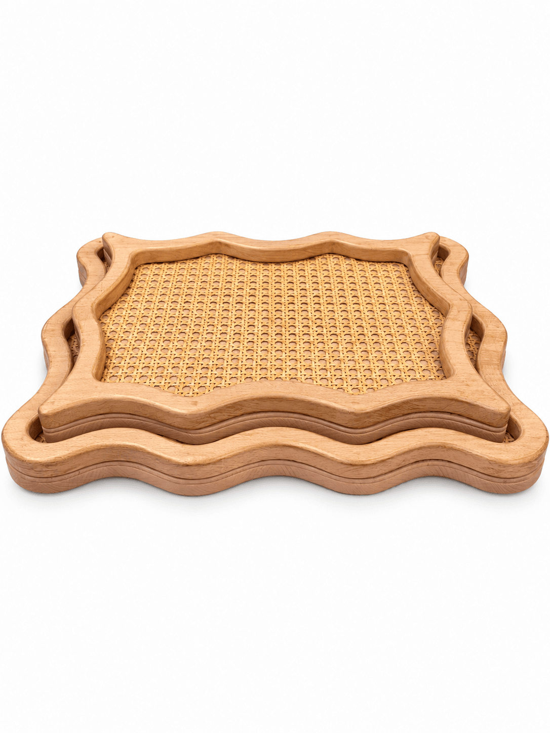 Solara Cane Tray Set
