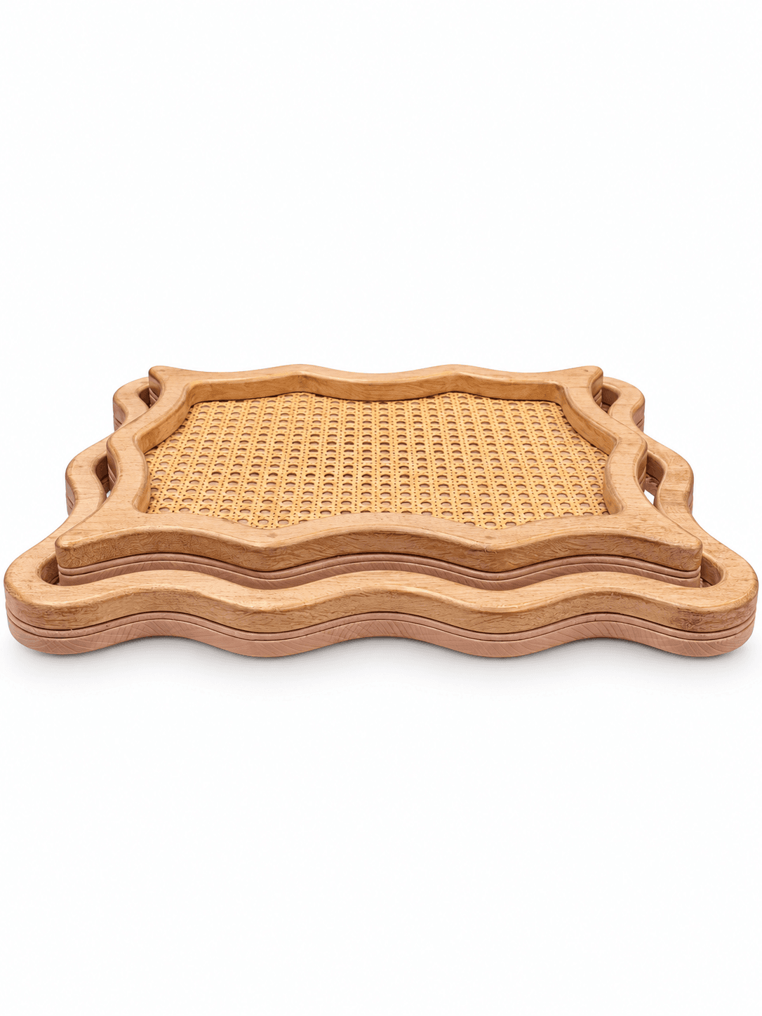 Solara Cane Tray Set