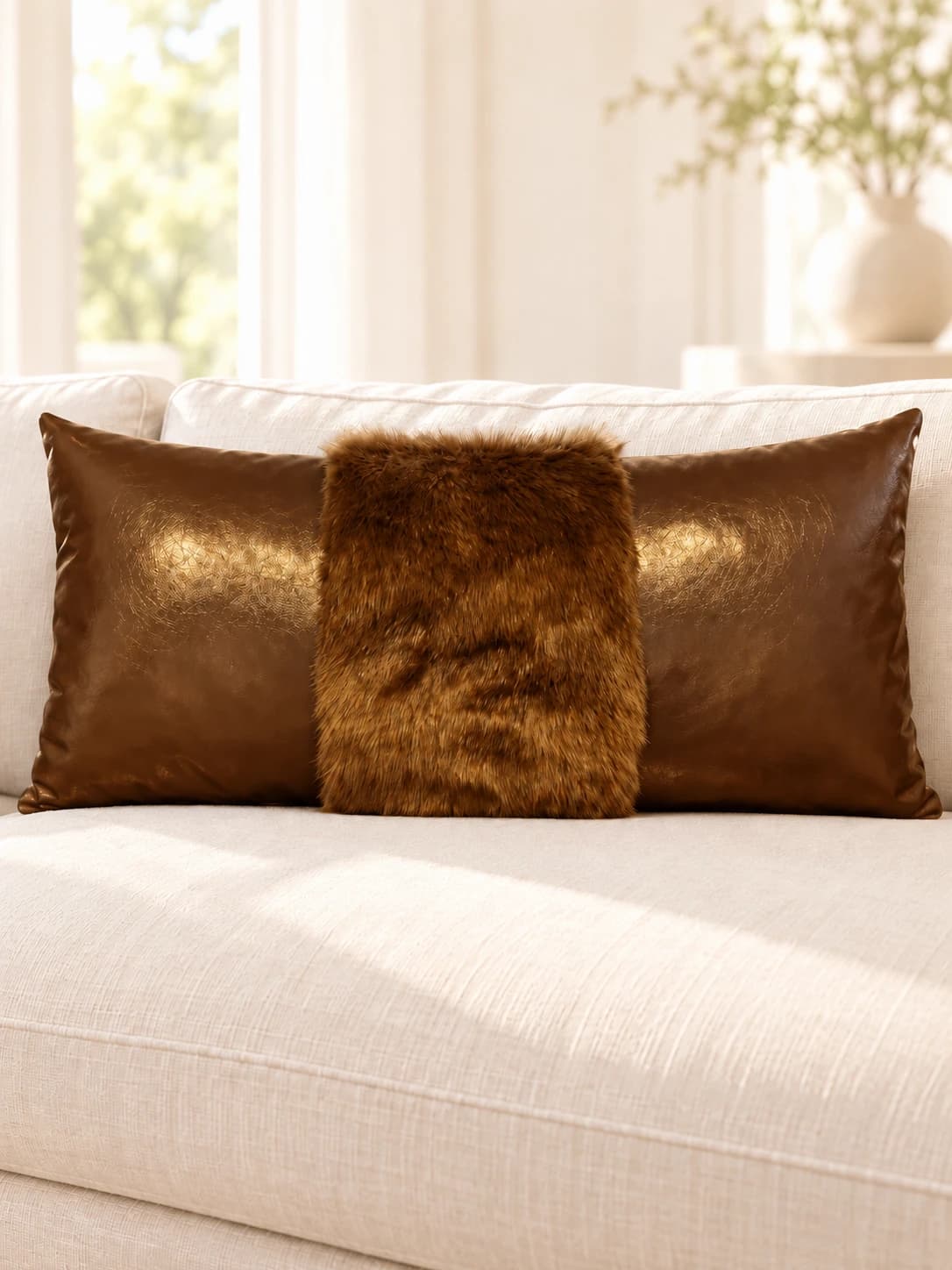 Bronze Halo Lumbar Cushion
